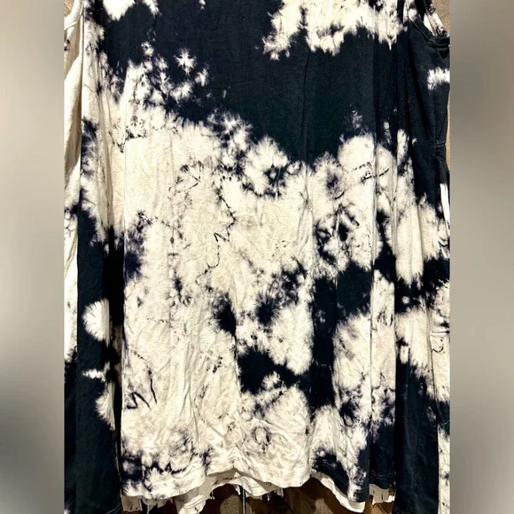 EUC Blue Buttercup Tie Dye Tiered Fringe Tank Top Sz L - Picture 8 of 13